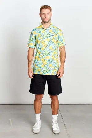 Chip & Pin Lollipop Polo - Lime
