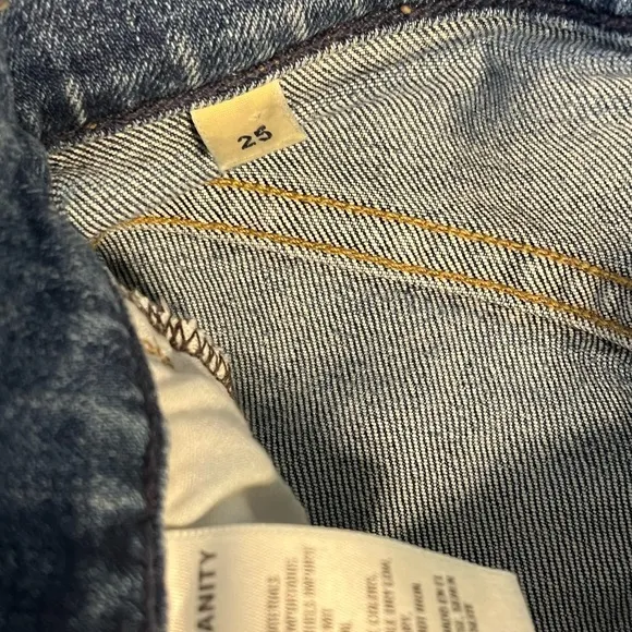 Citizens of Humanity COH Elsa Mid Rise Slim Fit Crop Jeans Women’s Sz 25