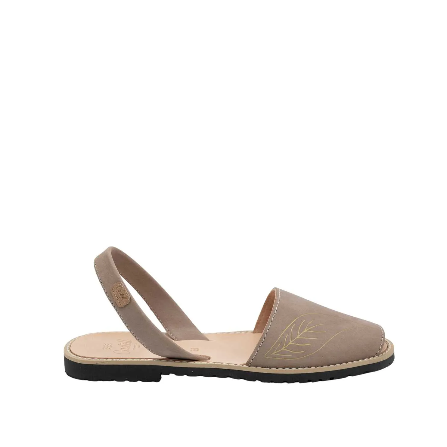 Classic Leather Sandal For Women - Madona 1056 Luna Nobuck