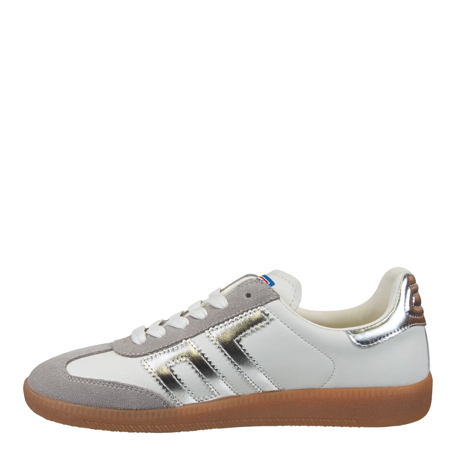 Cloud Sneaker in Light Grey & Silver
