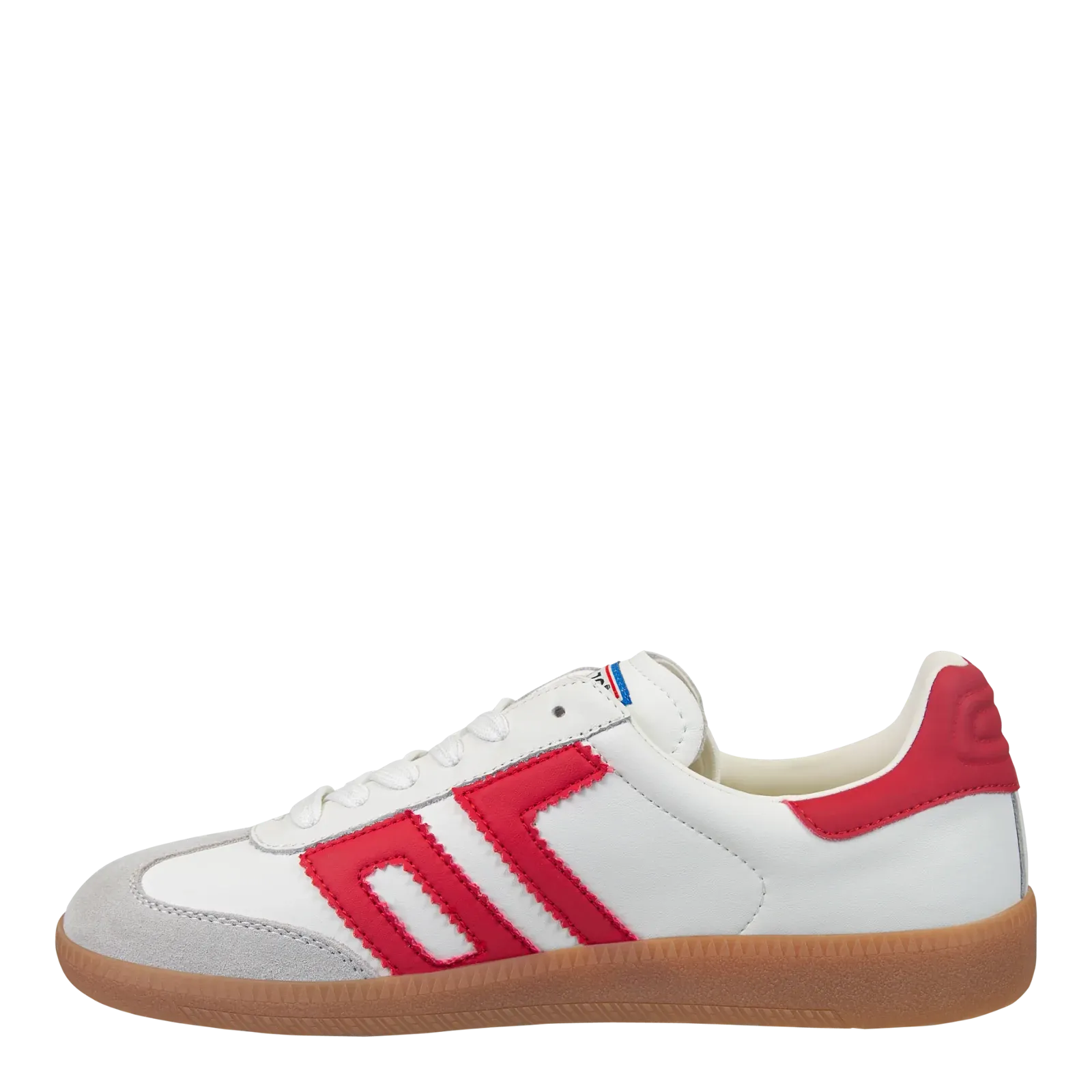 Cloud Sneaker in White with Red