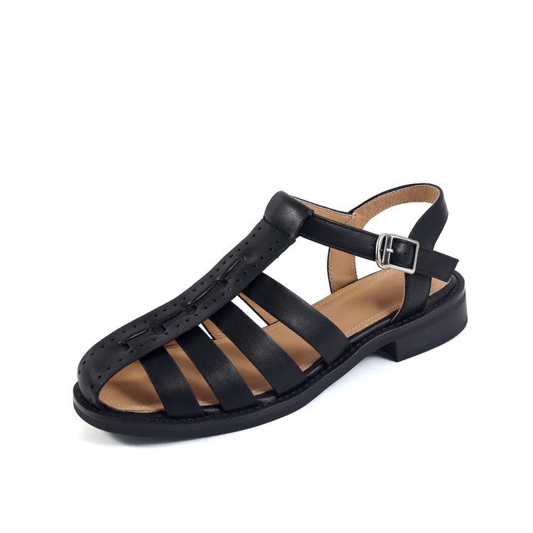 COMFORTABLE CLOSED TOE FISHERMAN SANDALS FOR WOMEN