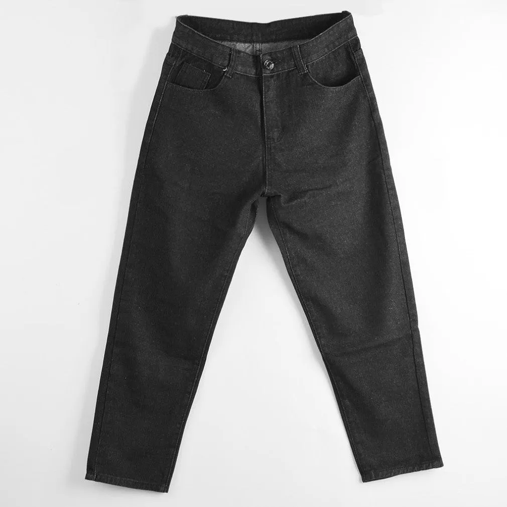 ContiNent 33 Loose Men Jeans Male Trousers Simple Design High Quality Cozy All-match Students Daily Casual Straight Denim Pants