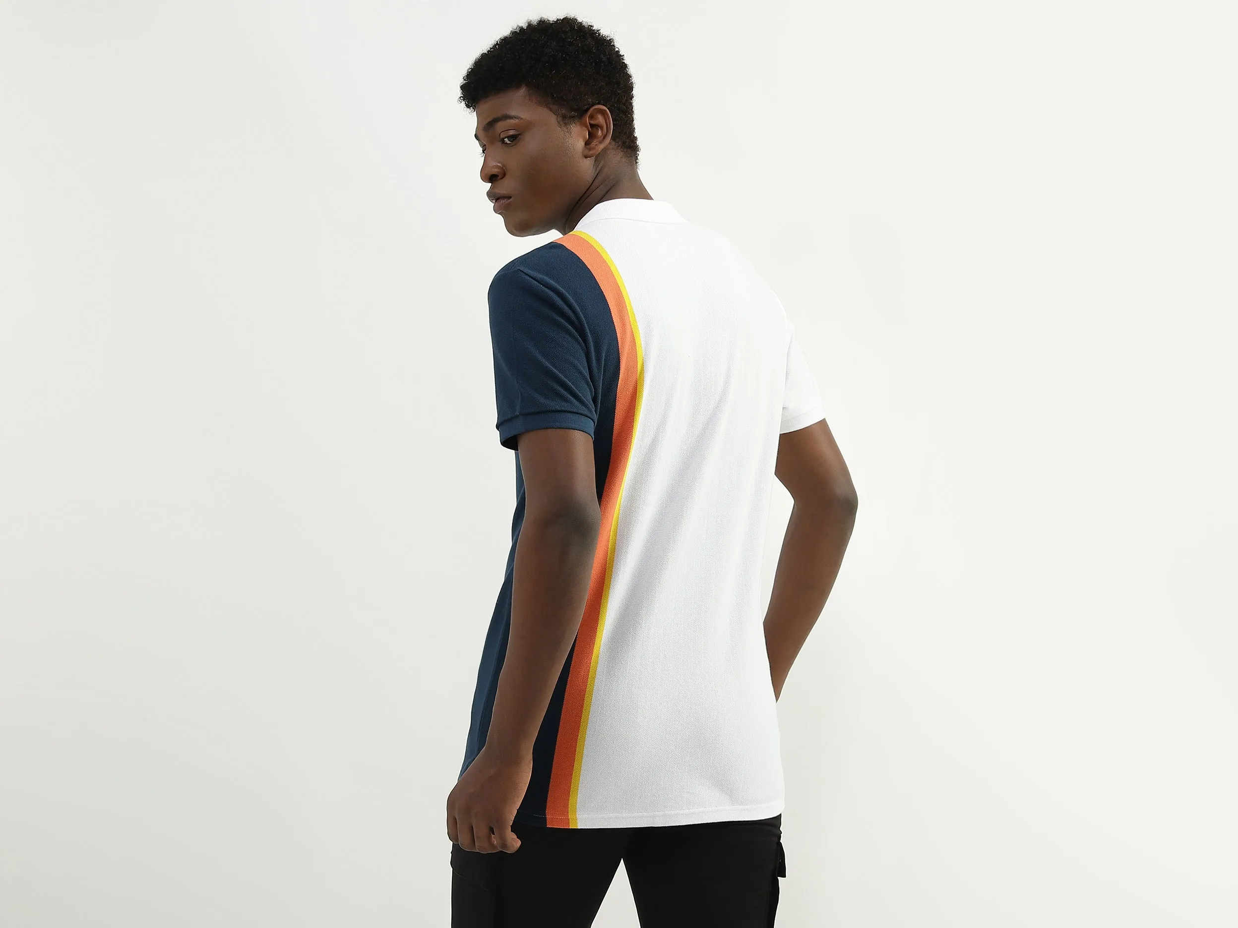 Cotton Printed Polo Collar Mens T-shirts
