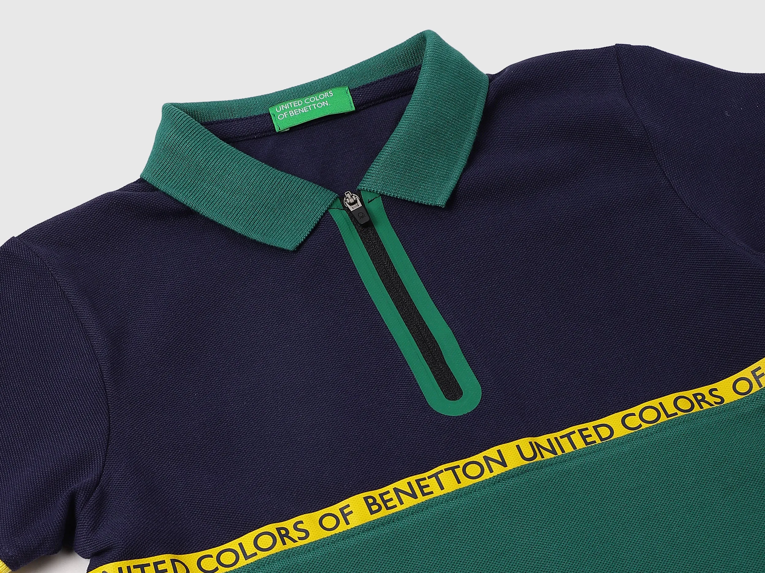 Cotton Printed Polo Neck Boys T-shirts