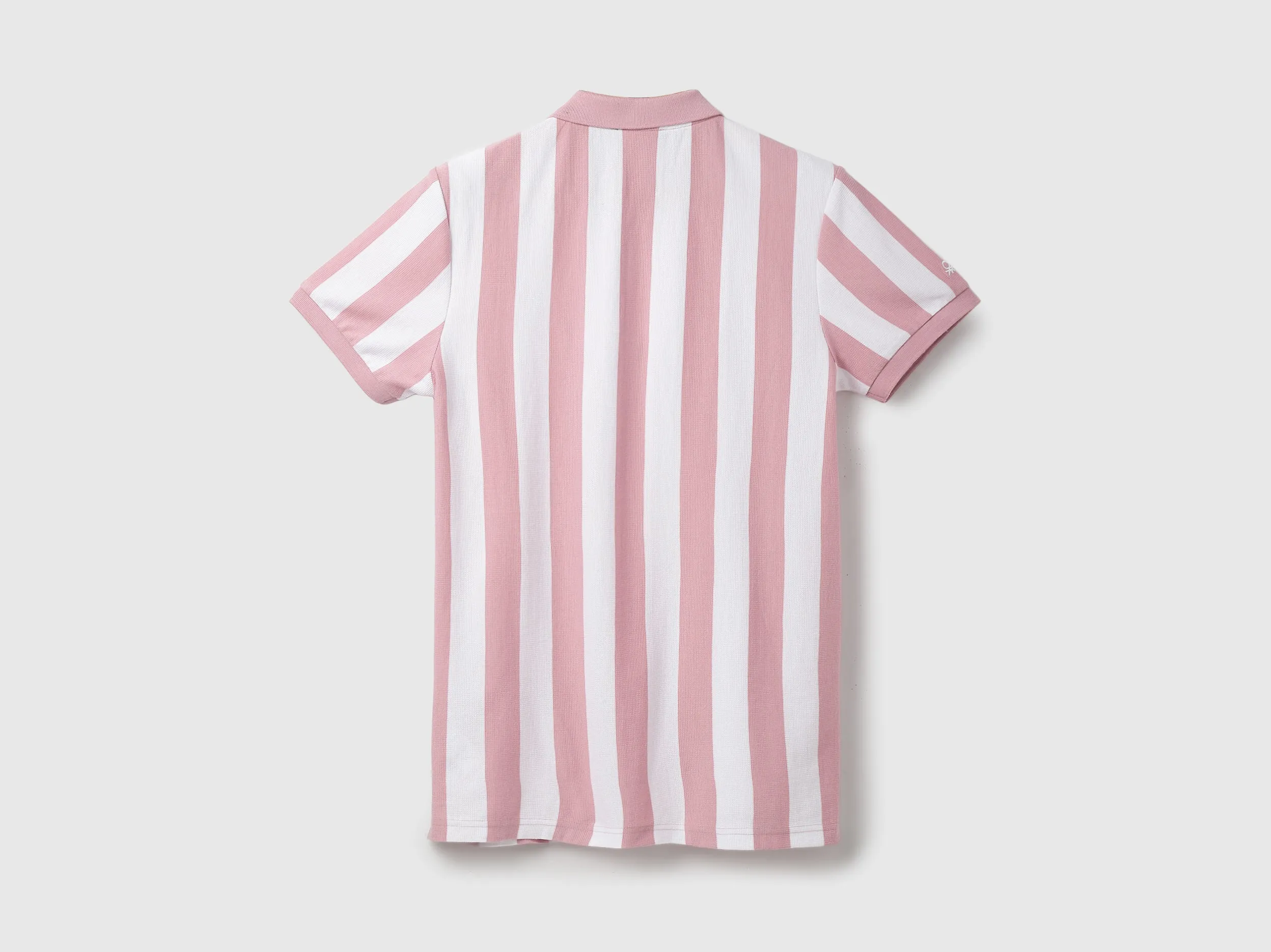 Cotton Striped Polo Collar Mens T-shirts