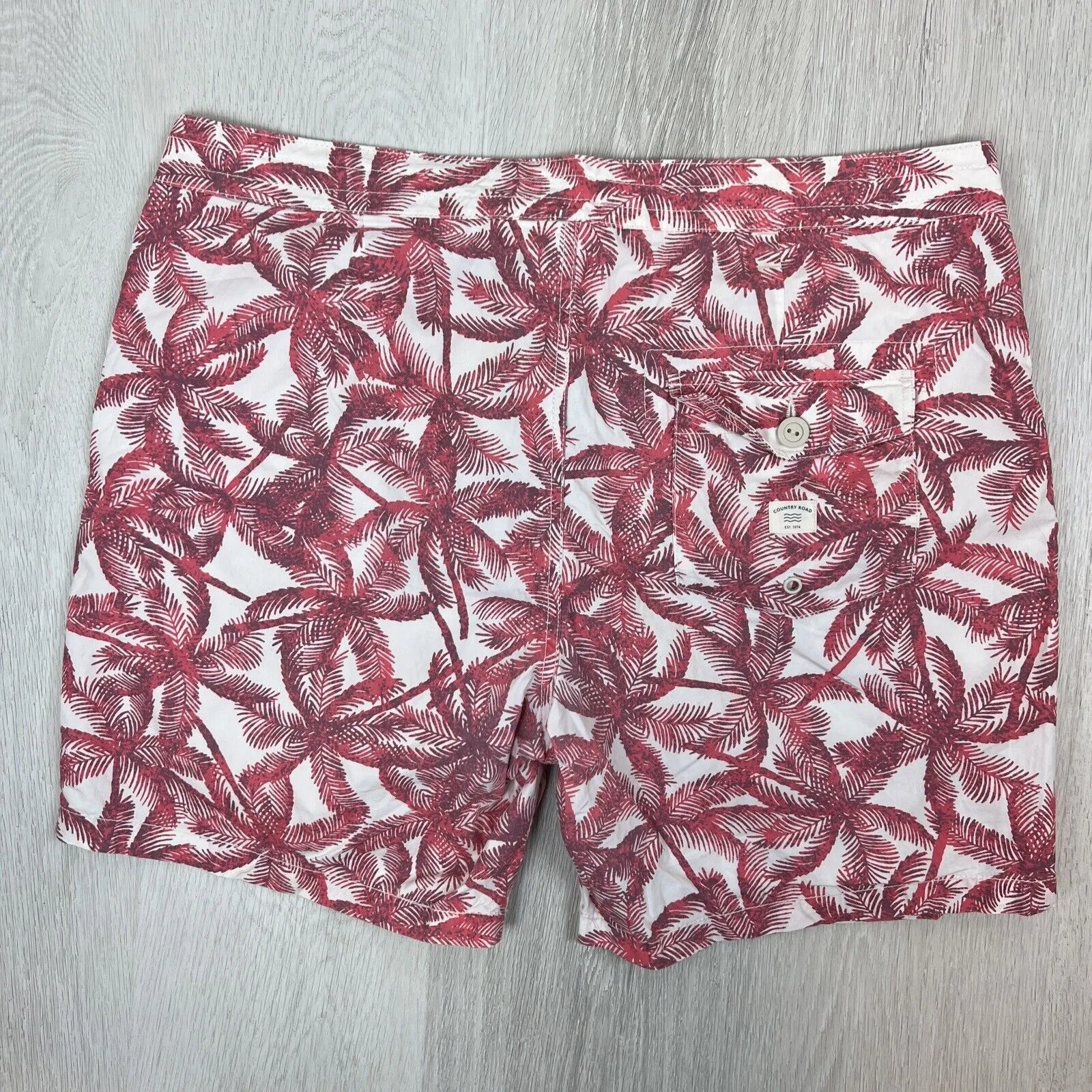 Country Road Mens Palm Tree Boardies Board Shorts Swim Shorts Size XL