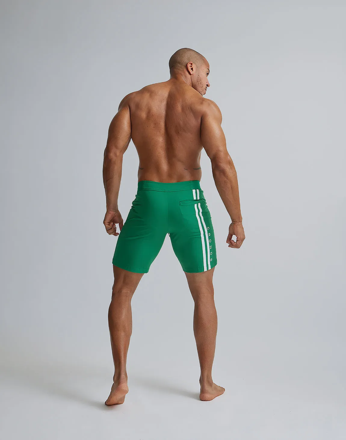 CRONOS 2LINE BOARD SHORTS【GREEN】