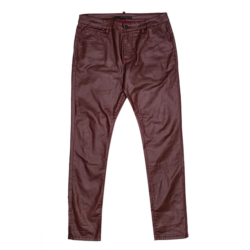 Cutty Mens Denim jean  -Bordeaux
