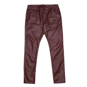Cutty Mens Denim jean  -Bordeaux