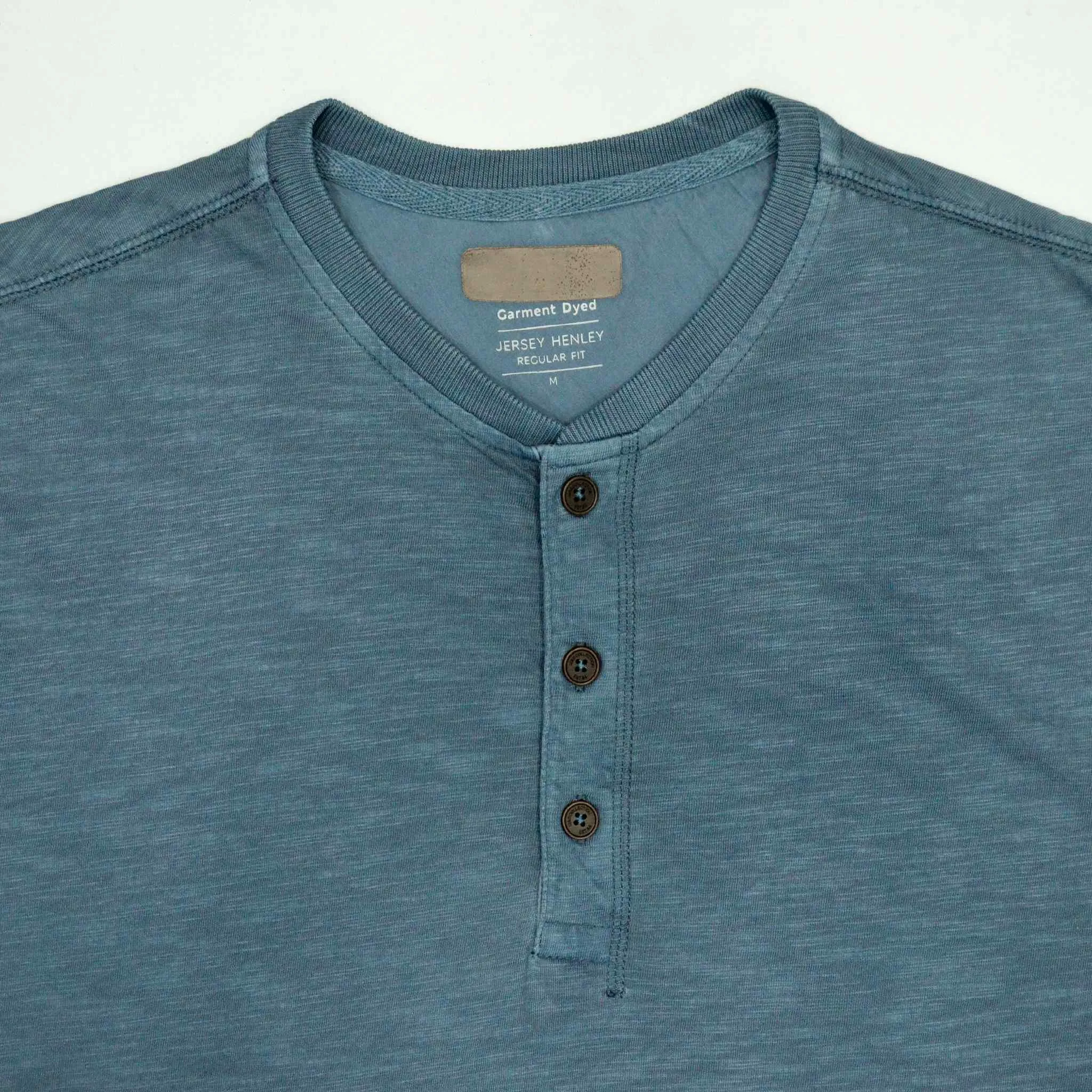 Dark Blue Henley T shirt for Men
