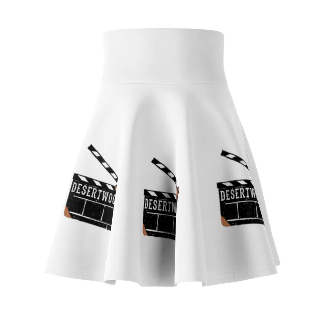 Desertwood Slate Women's Skater Skirt