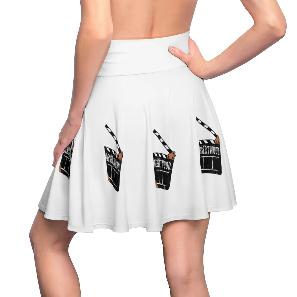 Desertwood Slate Women's Skater Skirt