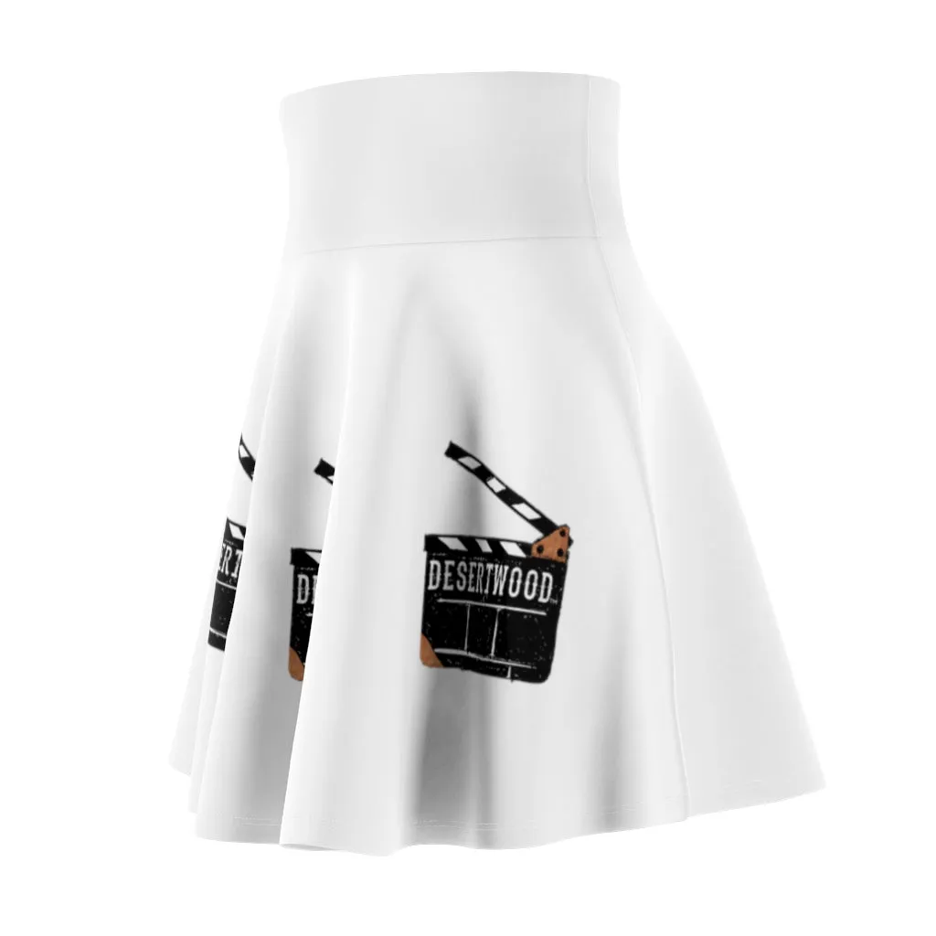 Desertwood Slate Women's Skater Skirt