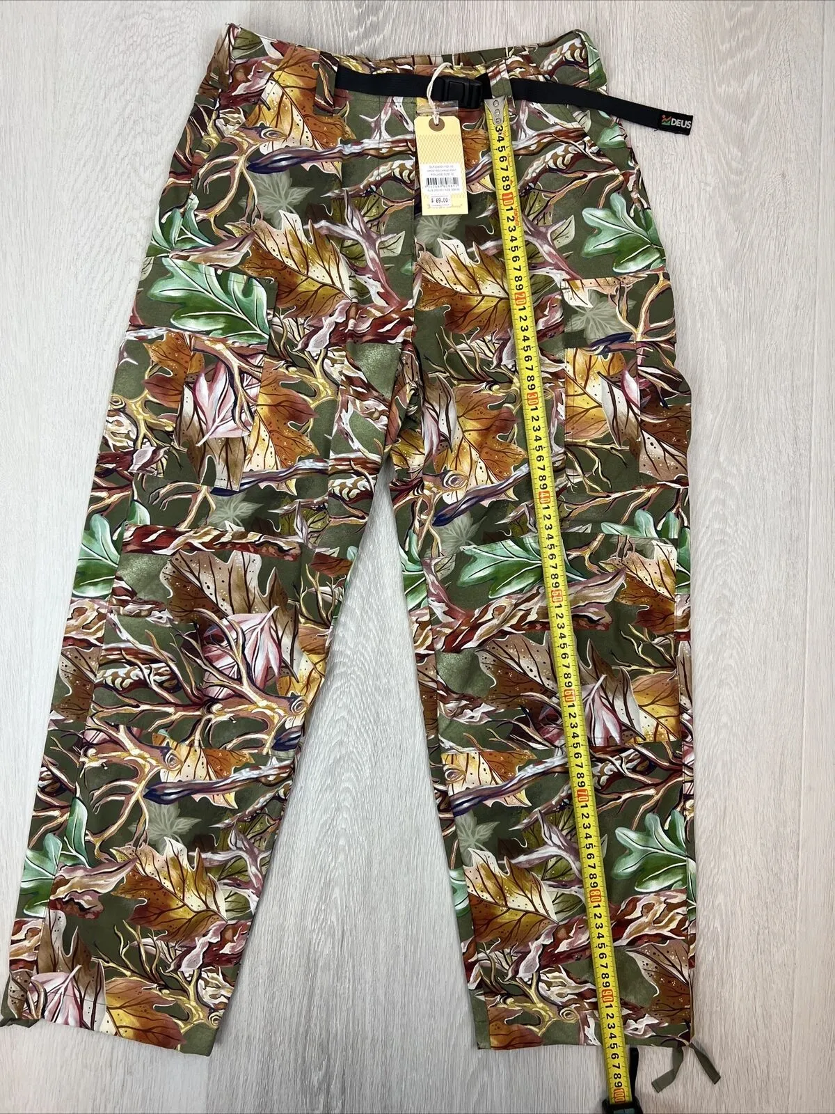 Deus Ex Machina Womens Foliage Cargo Pants Size 10 (New RRP $269)