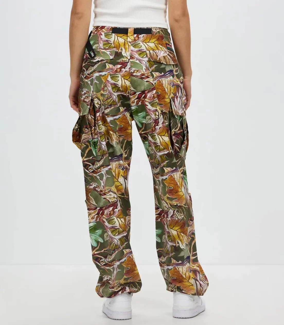 Deus Ex Machina Womens Foliage Cargo Pants Size 10 (New RRP $269)
