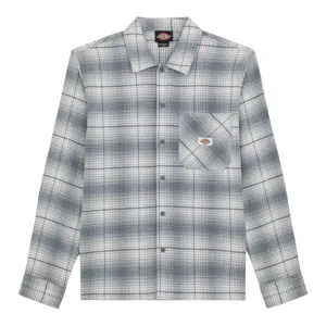 Dickies Forest Check Long Sleeve Shirt Stormy Weather