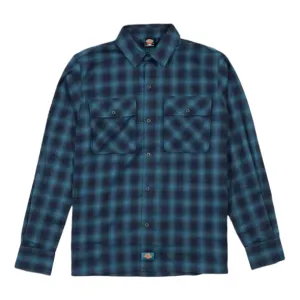 Dickies - Houston Plaid Flannel Shirt Dark Lincoln Green