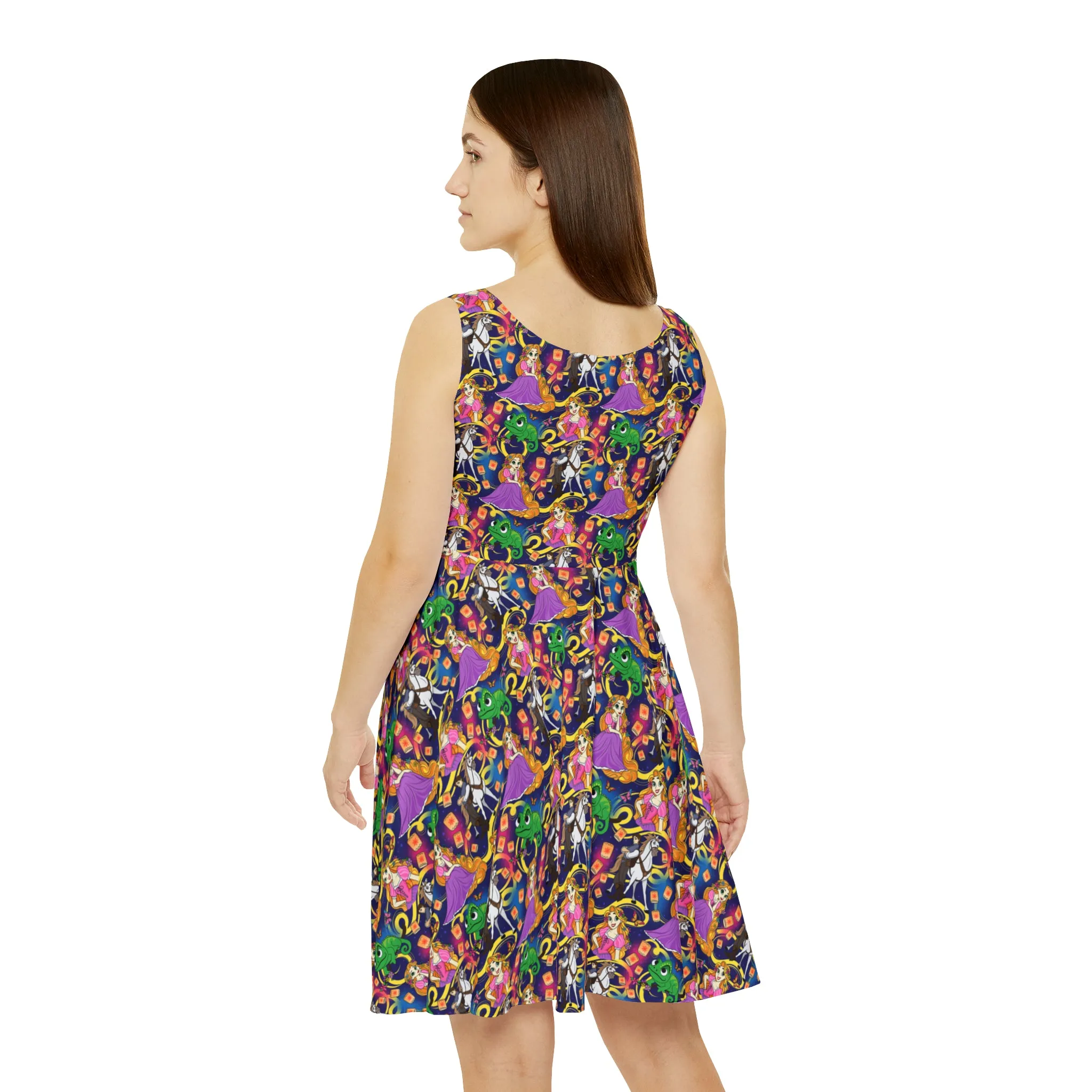 Disney Tangled Rapunzel At Last I See The Light Women's Skater Dress
