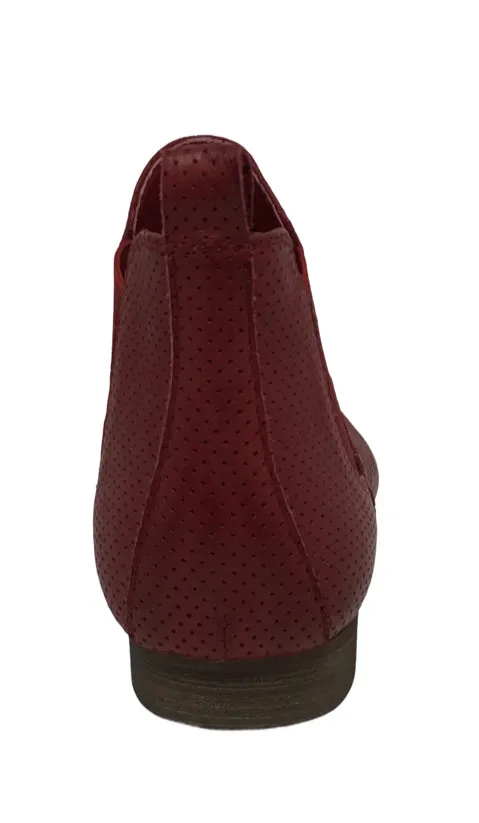 Django & Juliette Global Leather Ankle Boot ~ Black ~ Grey ~ Cognac ~ Red