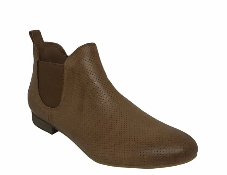 Django & Juliette Global Leather Ankle Boot ~ Black ~ Grey ~ Cognac ~ Red