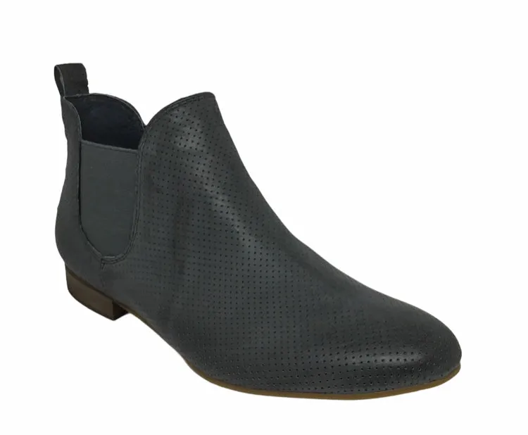 Django & Juliette Global Leather Ankle Boot ~ Black ~ Grey ~ Cognac ~ Red