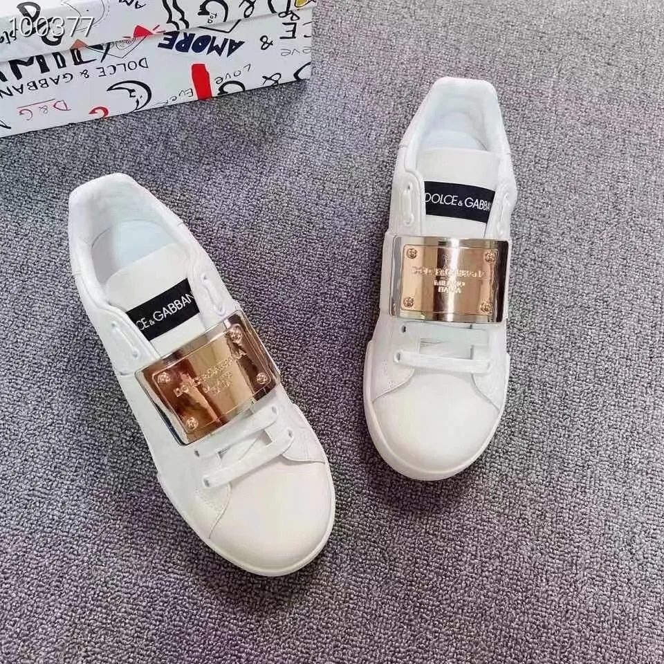 Dolce & Gabbana | Leather Sock Sneakers Logo Sneakers