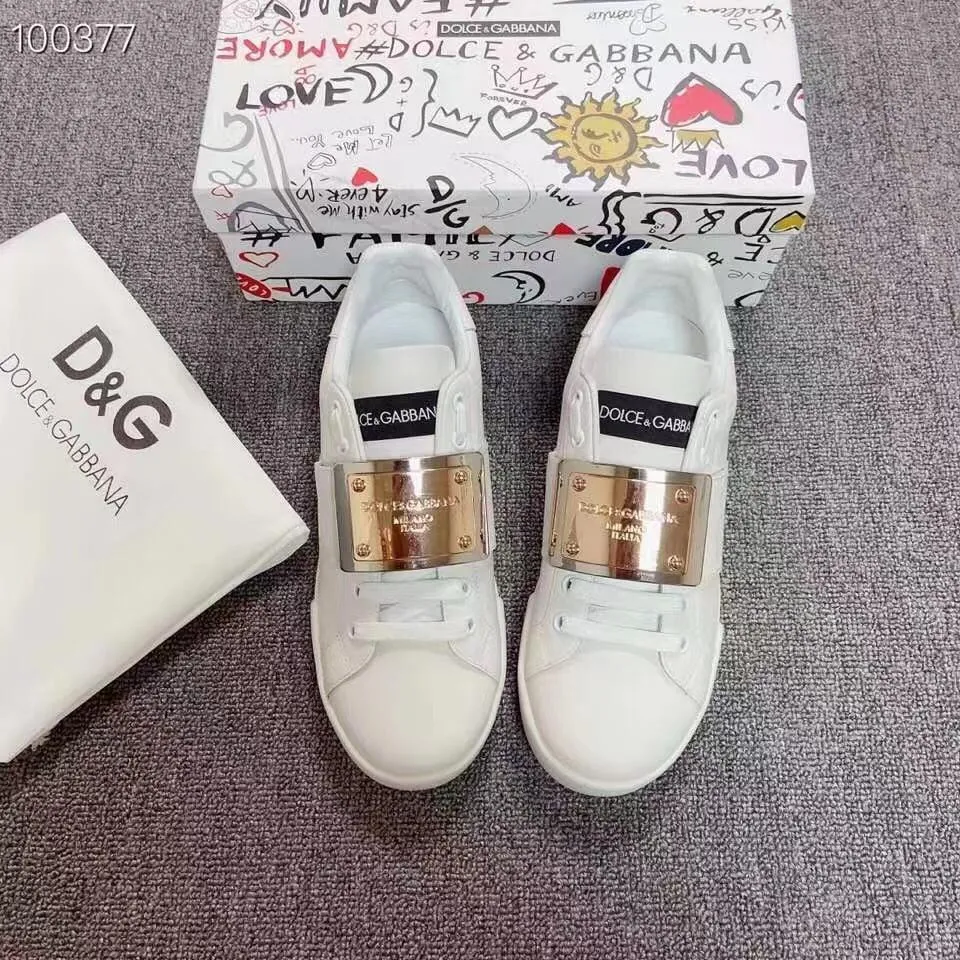 Dolce & Gabbana | Leather Sock Sneakers Logo Sneakers