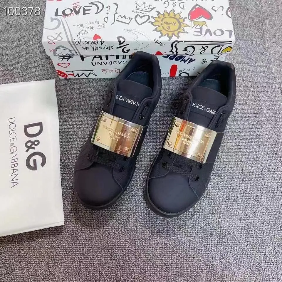 Dolce & Gabbana | Leather Sock Sneakers Logo Sneakers