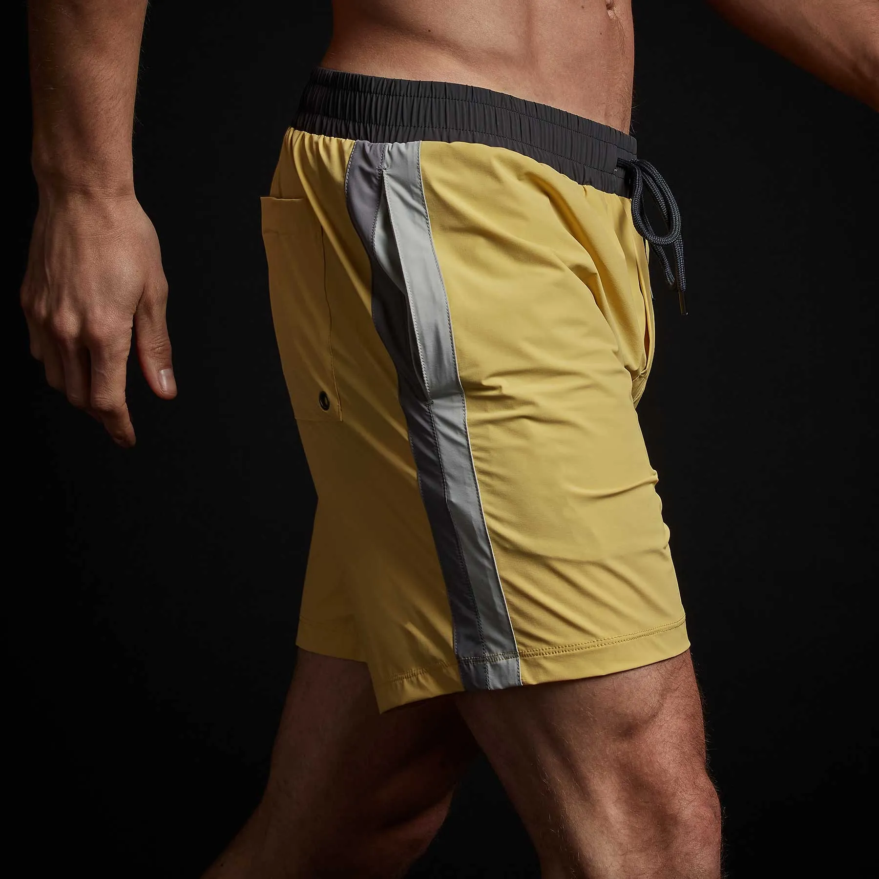 Double Stripe Boardshort - Medallion/Smoke/Carbon/Dusk