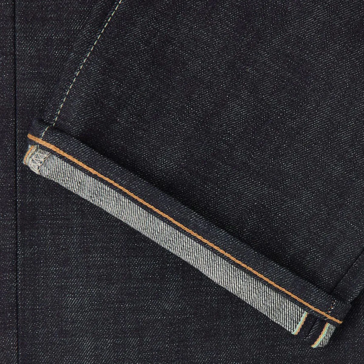 Edwin Loose Straight Kaihara Jean Dark Pure Indigo Rainbow Selvage