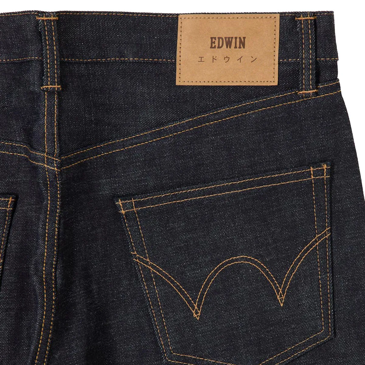 Edwin Loose Straight Kaihara Jean Dark Pure Indigo Rainbow Selvage
