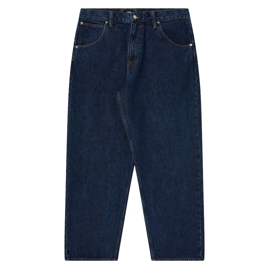 Edwin Tyrell Pant Blue Dark Marble Wash