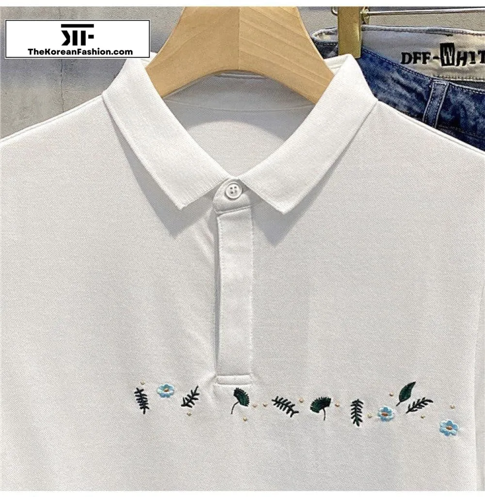 Embroidery Polo T-Shirt