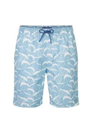 Faro Boardshorts - Ocean Waves Print