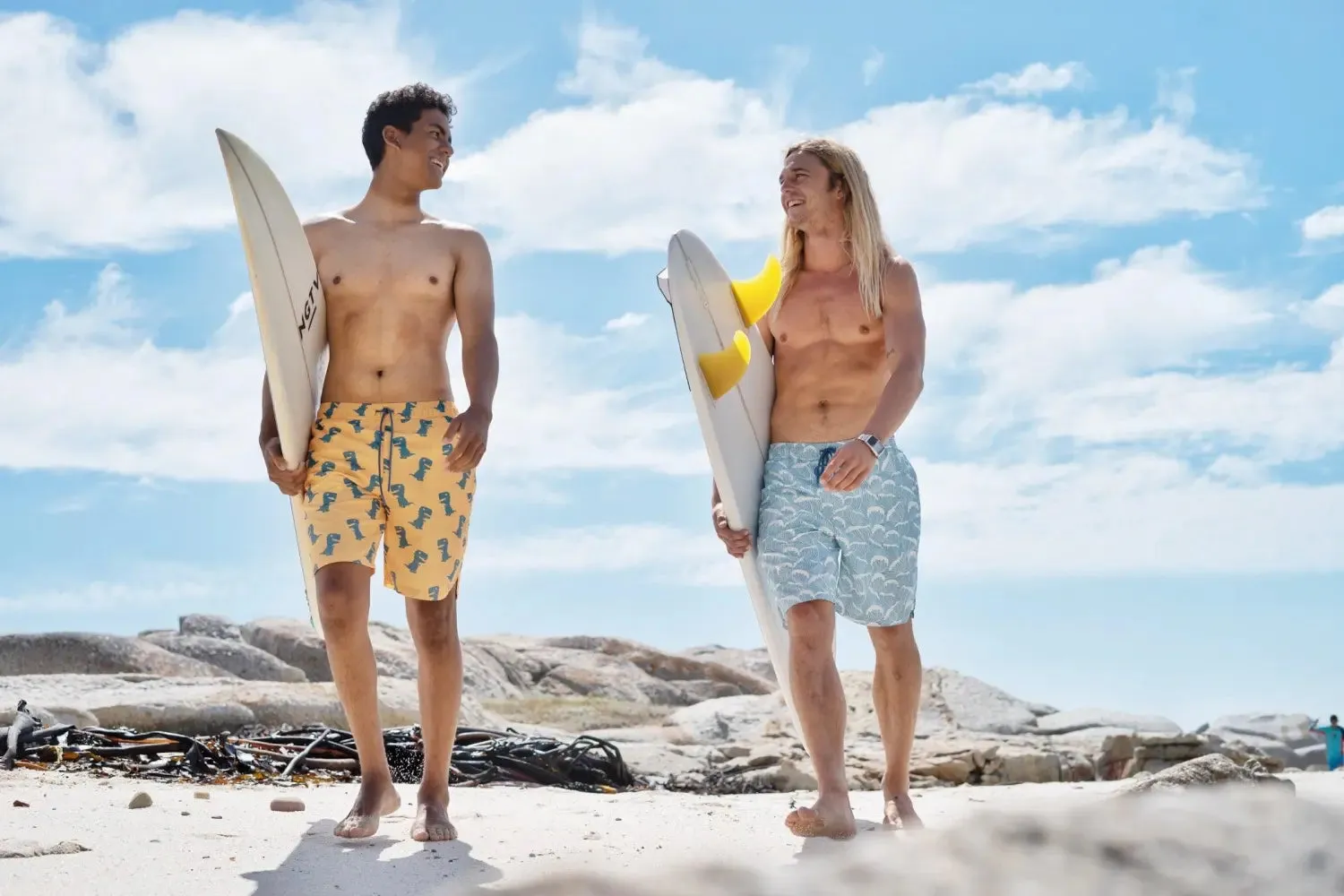 Faro Boardshorts - Ocean Waves Print