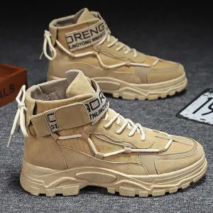 Fashion Men Boots Loafers Running Shoes
