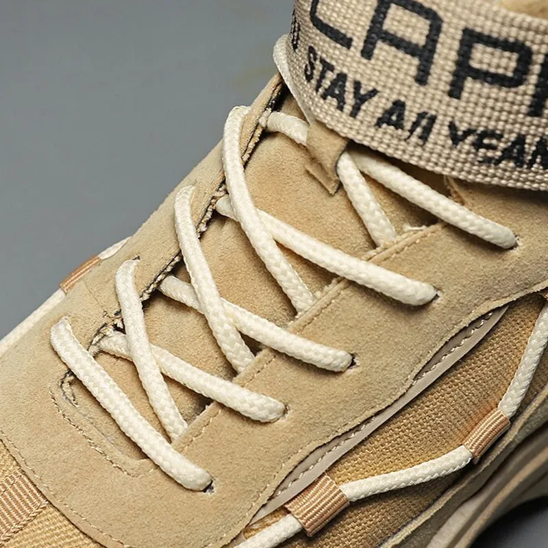 Fashion Men Boots Loafers Running Shoes