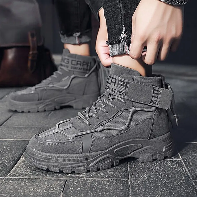 Fashion Men Boots Loafers Running Shoes