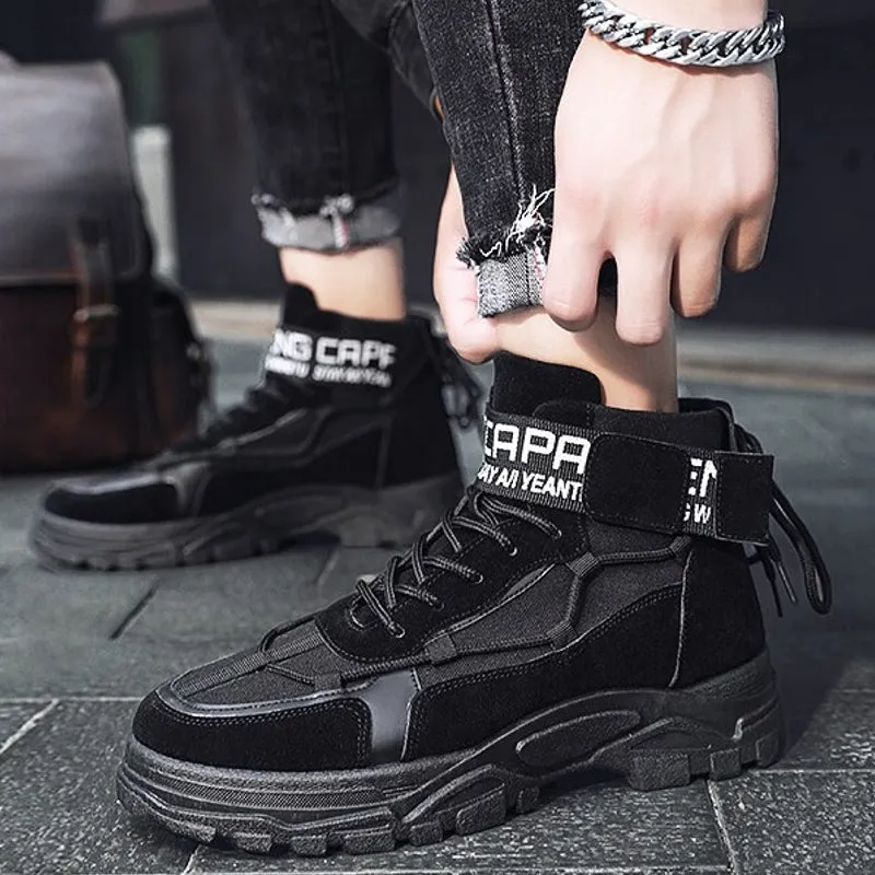 Fashion Men Boots Loafers Running Shoes