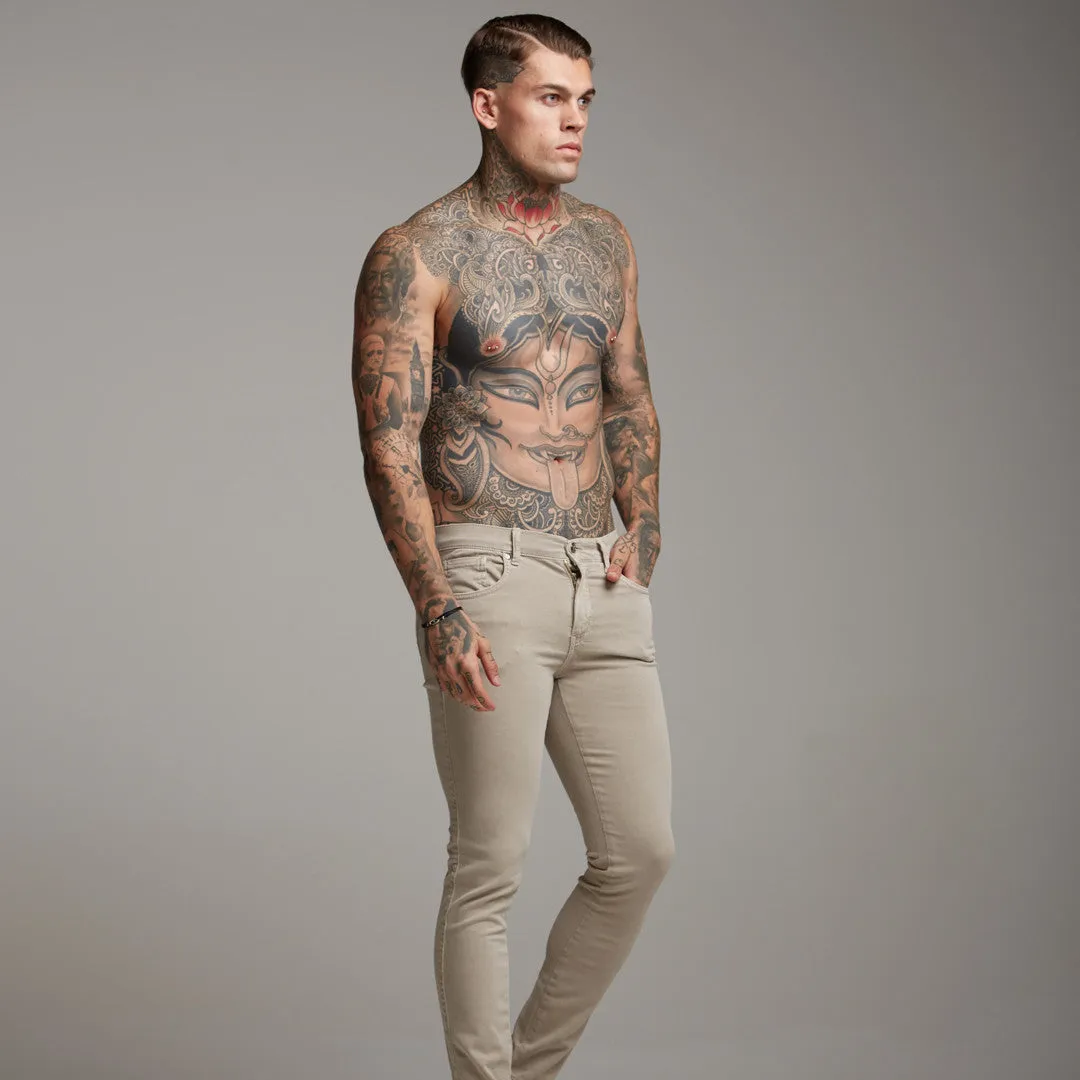 Father Sons Ultra Stretch Beige Jeans - FSH272