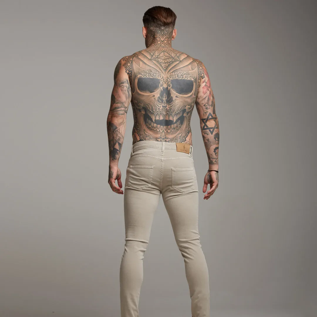 Father Sons Ultra Stretch Beige Jeans - FSH272