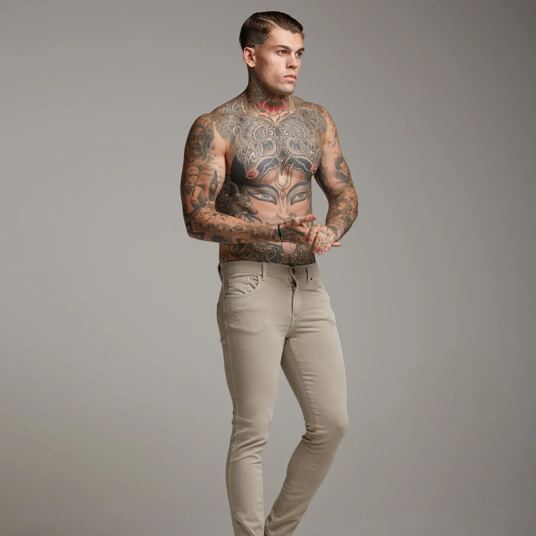 Father Sons Ultra Stretch Beige Jeans - FSH272