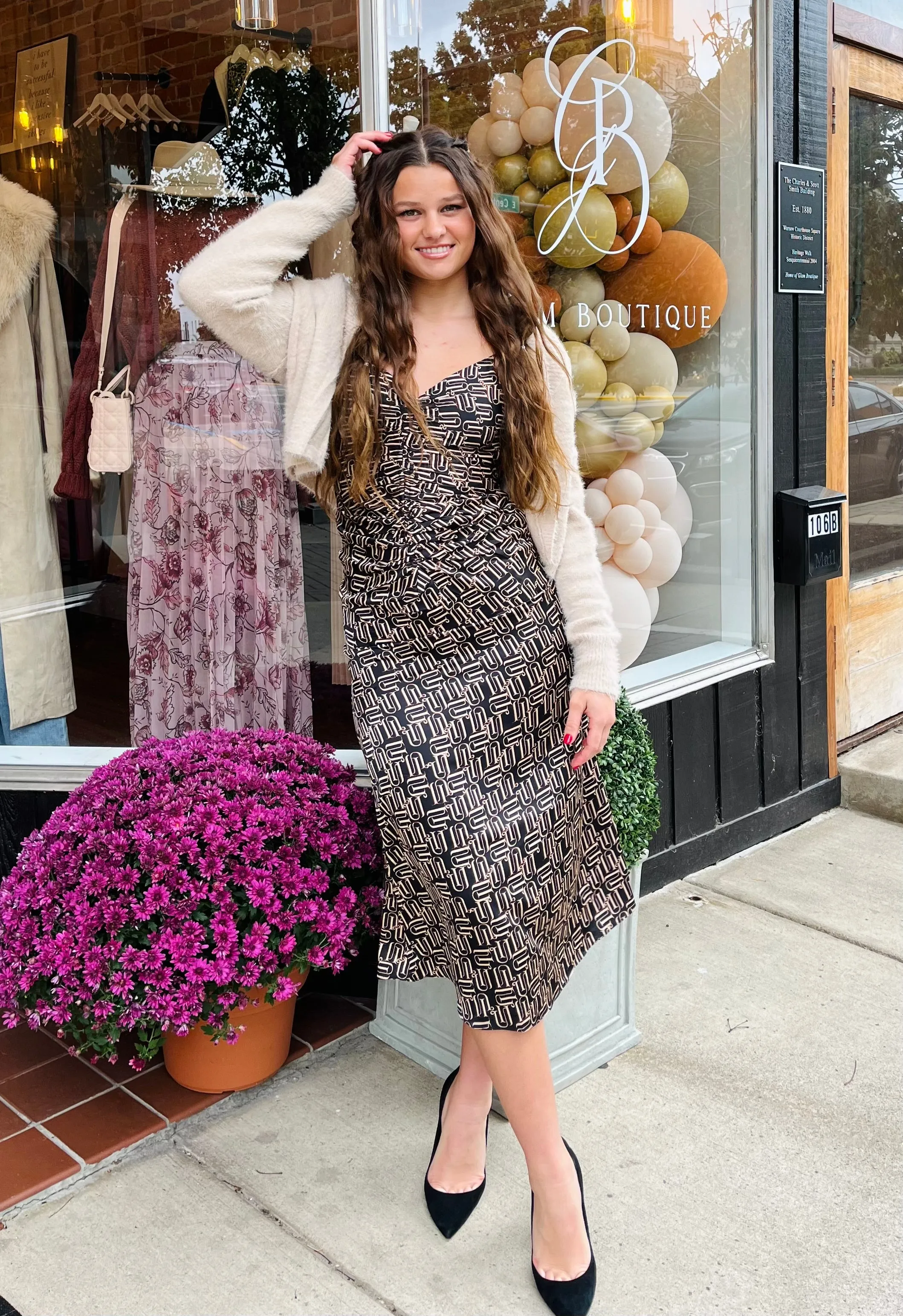 FINAL SALE Adria Ruched Dress