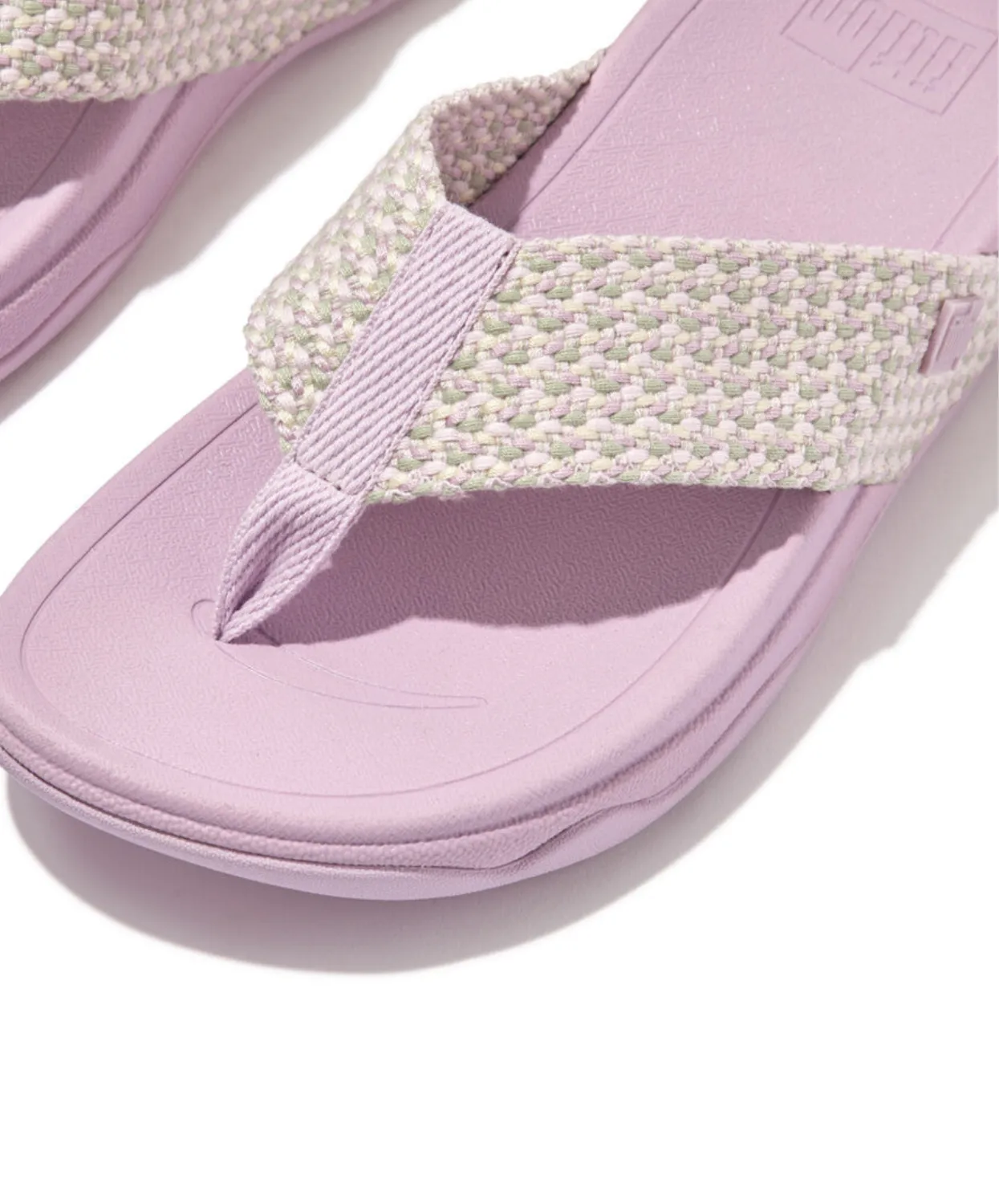 FitFlop Surf Multi-Tone Webbing Toe-Post Sandals Wild Lilac