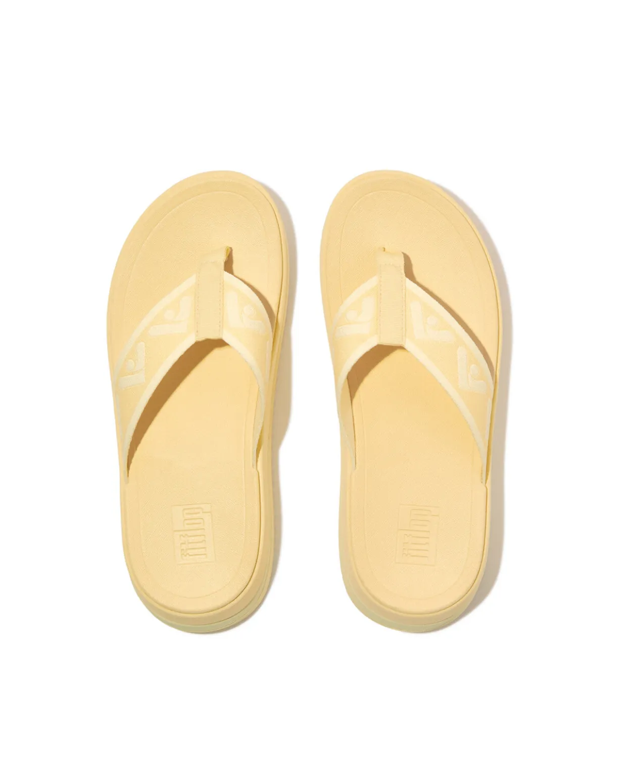 Fitflop Surff Webbing Toe Post Sandals Mellow Yellow