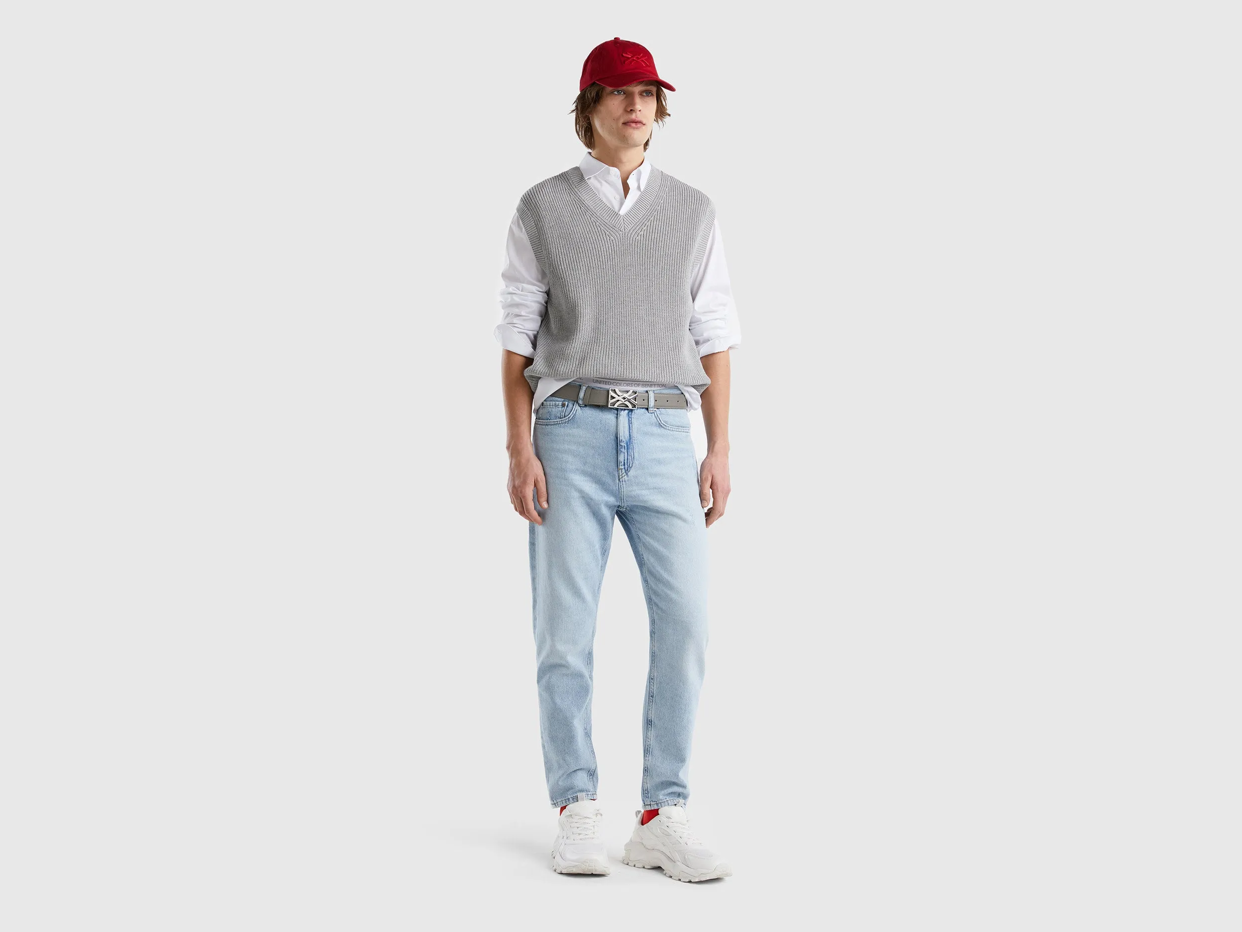 FIVE-POCKET LOOSE FIT JEANS