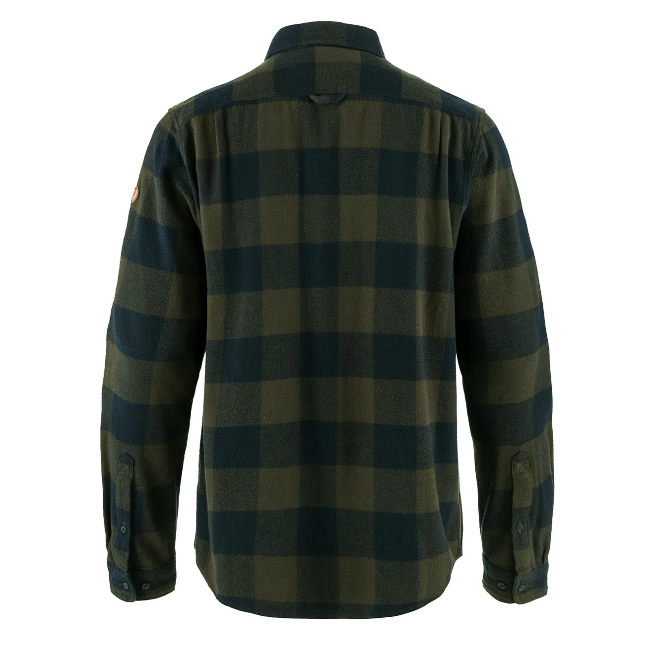 Fjallraven Ovik Heavy Flannel Shirt Deep Forest / Dark Navy