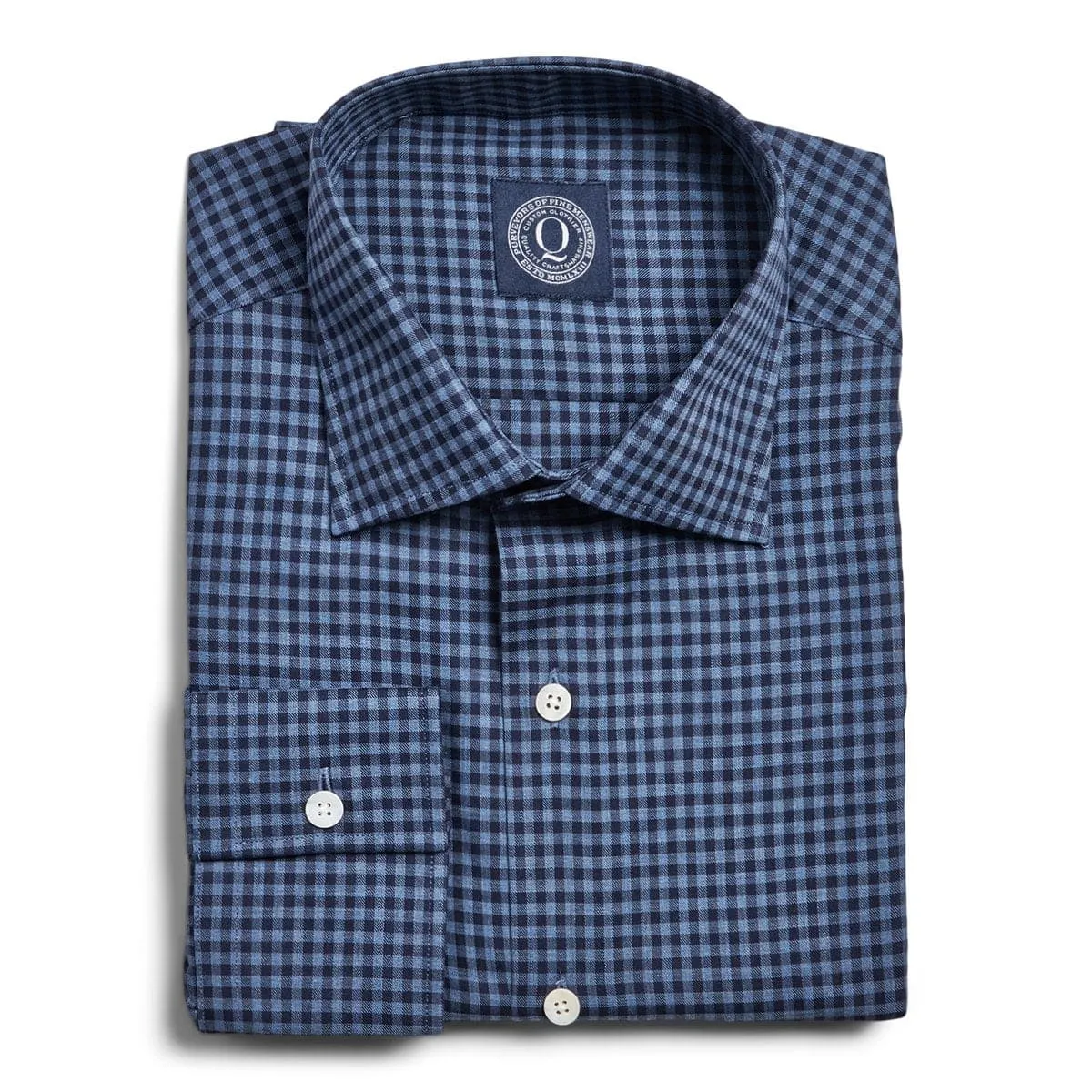 Flannel Gingham - Navy