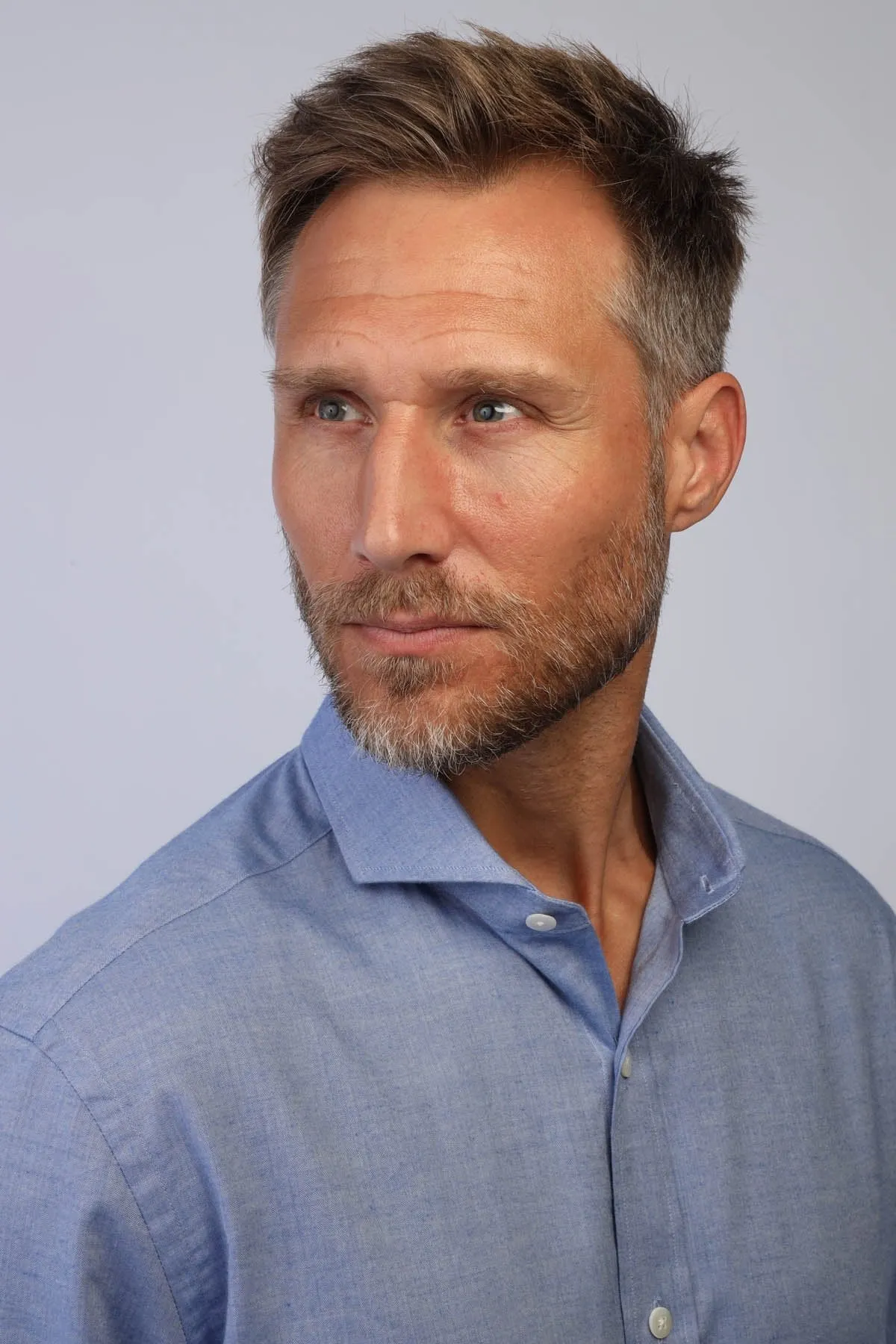 Flannel Herringbone - Blue